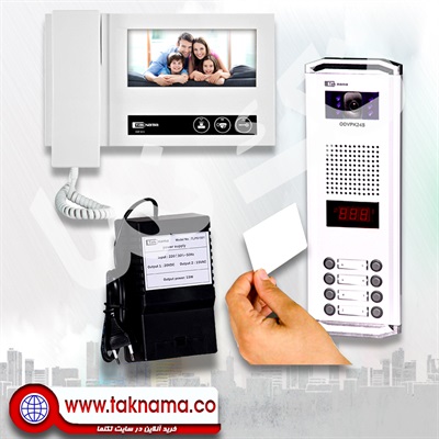  آیفون تصویری 7واحدی D43 کارتی تکنما